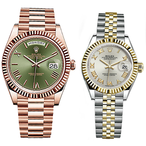 Luxury Watch Day Date Couple Collection 8899