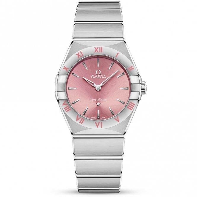 Luxury Watch constellation ladies pink 28mm