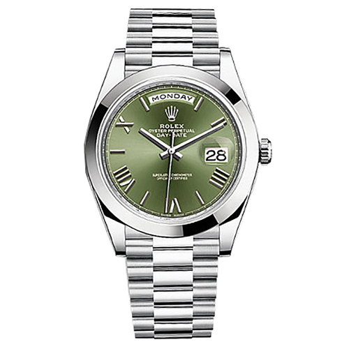 Luxury Watch Oyster steel Green Dial 213