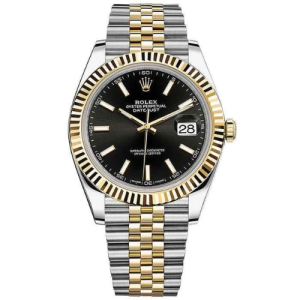 Luxury Watch Datejust 41 Gold Steel Black