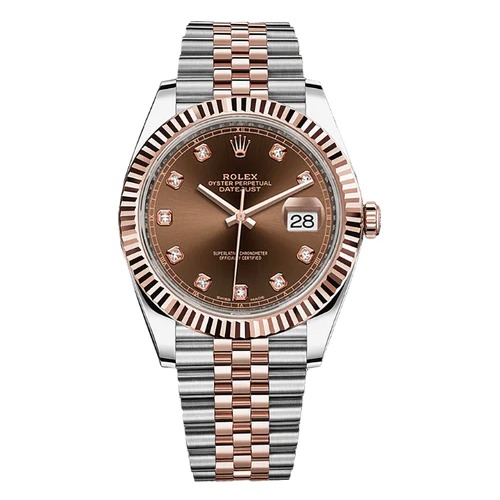 Luxury Watch Datejust Two tone Chocolate Dial