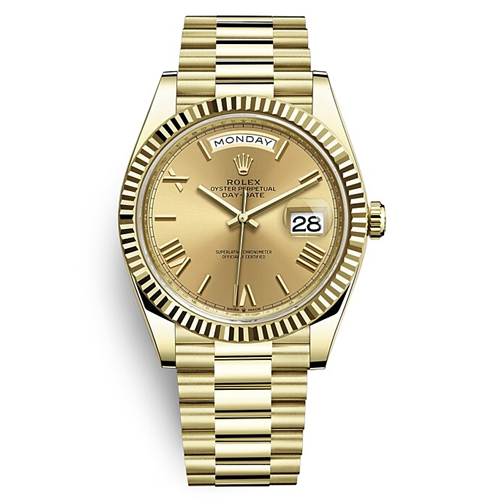 Luxury Watch Oyster Perpetual Day-Date Full Gold