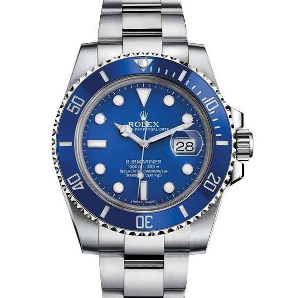 Luxury Watch Submariner Swiss Mechanism Blue 7655